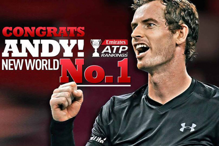 Marej zasjeo na tron, Federer ispao iz Top10