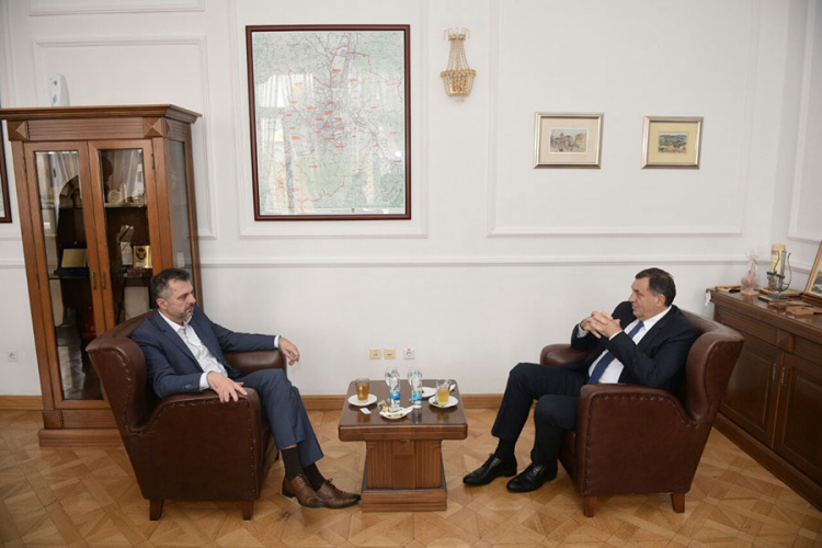 Dodik posjetio Radojičića u Gradskoj upravi