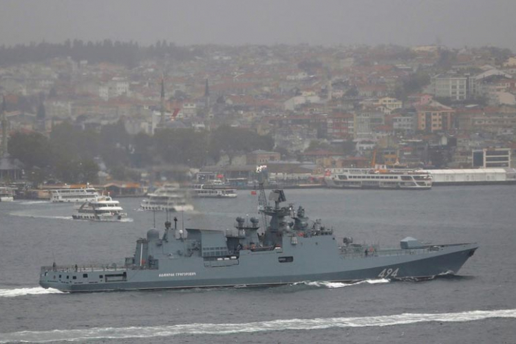 Flotila ruskih ratnih brodova stigla do sirijske obale
