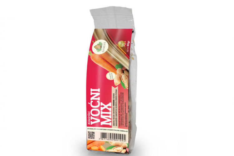 Neispravan "Voćni mix sa kikirikijem"
