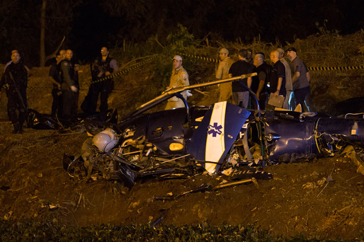 Kriminalci oborili policijski helikopter