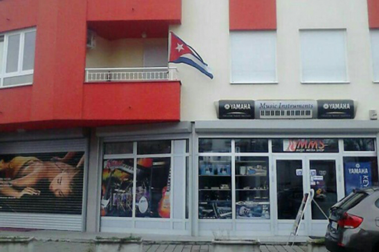 Banjaluka: Kubanska zastava na balkonu