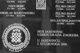 Načelnik Jasenovca: Šta je sporno u natpisu 'Za dom spremni'