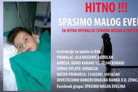 Za 48 sati prikupljena sredstava za liječenje Evelina Alajbegovića iz ...