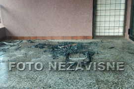Zapaljena dječija kolica u zgradi u Banjaluci