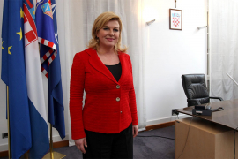 Grabar-Kitarović: Zakon ne brani ustaški pozdrav na ploči