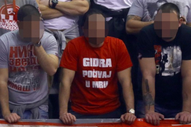 Delija odao počast ubijenom navijaču rivalske grupe (FOTO)