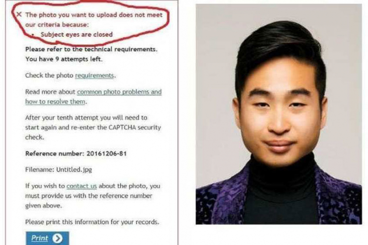 Zbog kosih očiju studentu odbijen zahtjev za pasoš