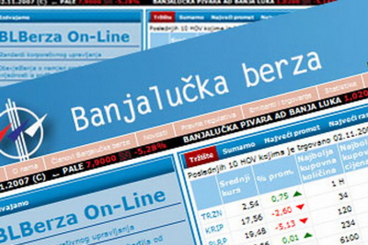 Na Banjalučkoj berzi ostvaren promet od 687.370,87 KM