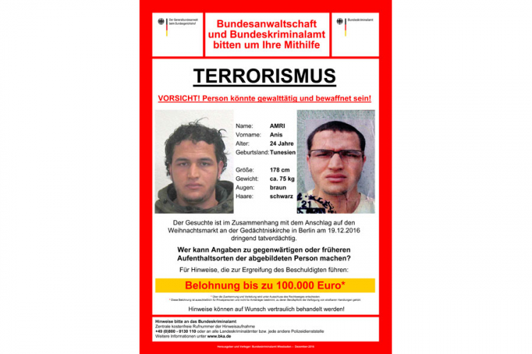 Osumnjičeni za napad u Berlinu bio u zatvoru u Italiji