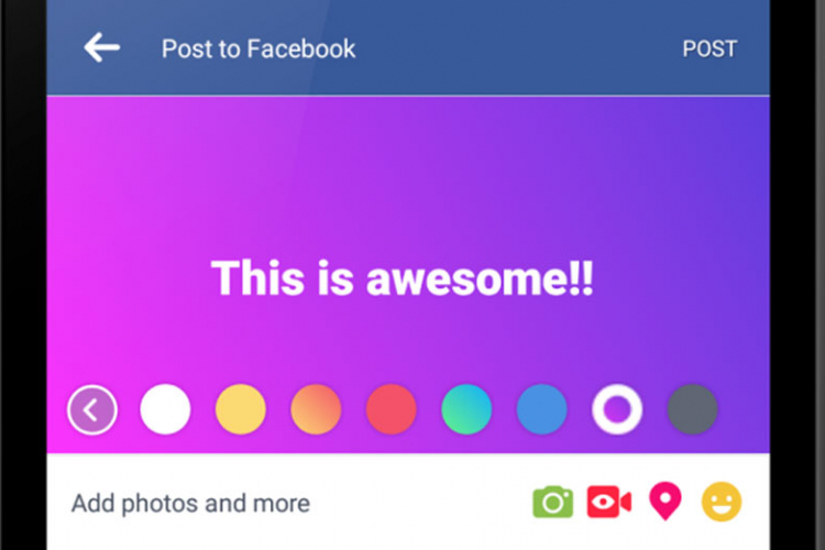 Facebook uvodi statuse u boji