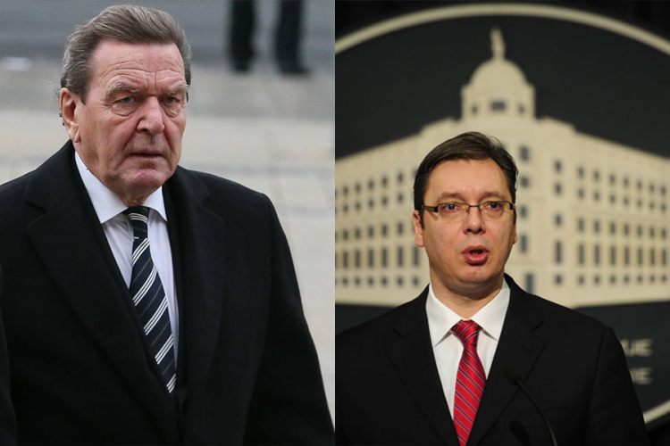 Zašto se Šrederu ne sviđa Vučićeva kravata