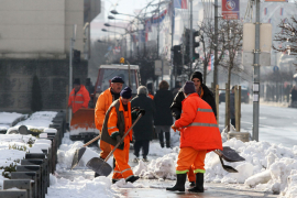Prohodni ulice i većina trotoara u Banjaluci 