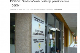 Doboj: Penzioneri pohrlili po nepostojeći poklon