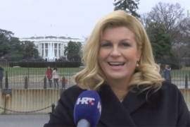 Kolinda se za Dnevnik javila ispred ograde Bijele kuće