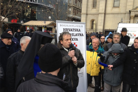 Ustaške provokacije u centru Zagreba na Badnji dan (VIDEO)