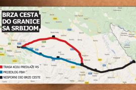 RS bi do Srbije jednom, a FBiH drugom trasom