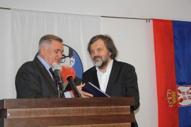 Kusturica uručio nagrade "Ivo Andrić" Kovačeviću i Prilepinu
