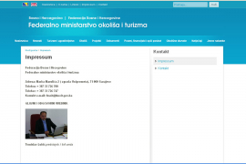 Ministarstvo okoliša i turizma u Vladi Federacije dobilo glavnog ...