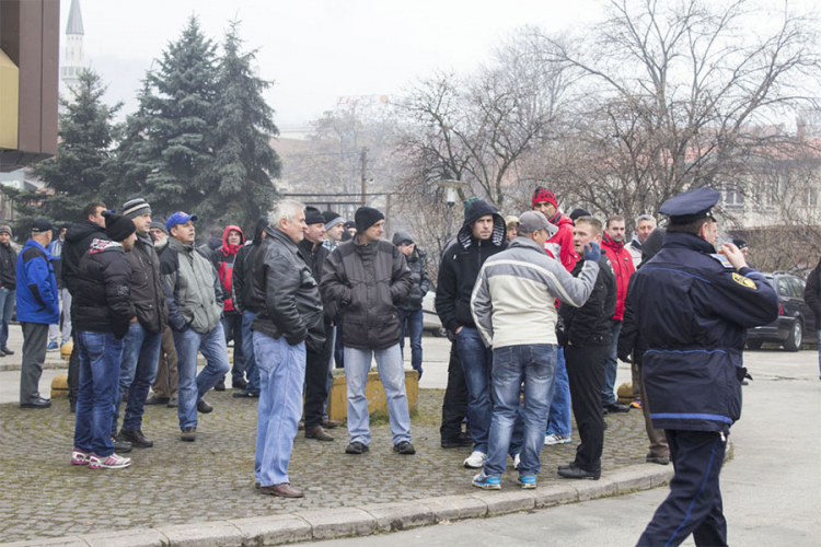 Radnici "Metalnog" protestuju zbog neuplaćenih doprinosa pet godina