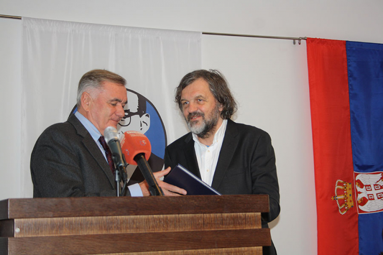 Kusturica uručio nagrade "Ivo Andrić" Kovačeviću i Prilepinu