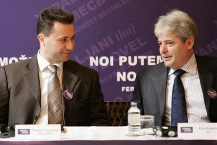 Gruevski Albancima obećao mjesto predsjednika Sobranja i osam ministarstava