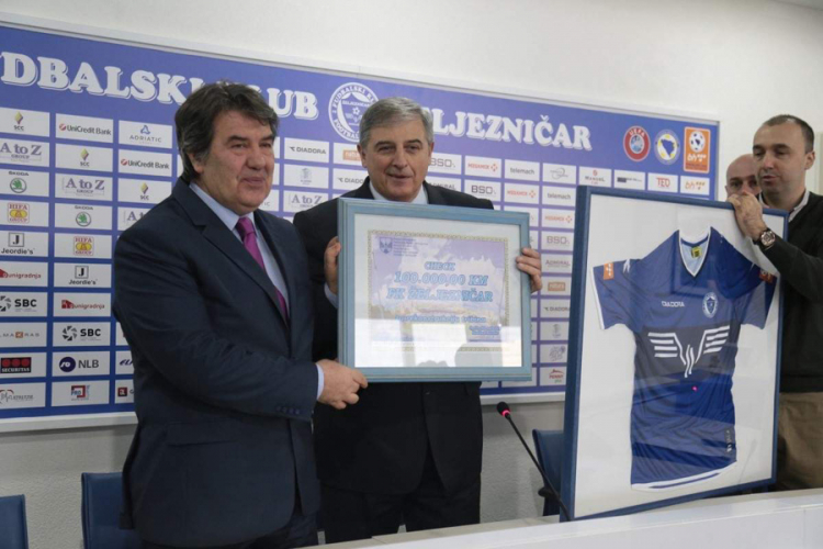 "Želji" 100.000 KM za tribinu