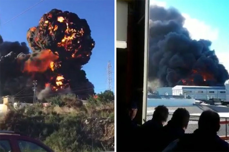 Eksplodiralo hemijsko postrojenje s opasnim hlorinom (VIDEO)