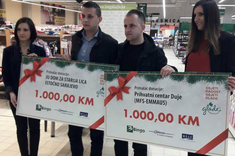 Uručena donacija Prihvatnom centru Duje i JU Dom za starija lica