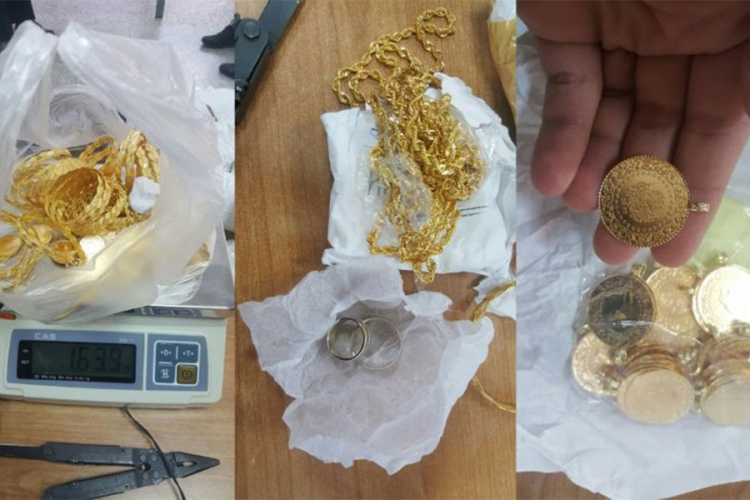 Gradina: Zaplenjena veća količina zlata