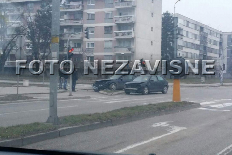 Banjaluka: Sudar kod auto-servisa "Vidović"
