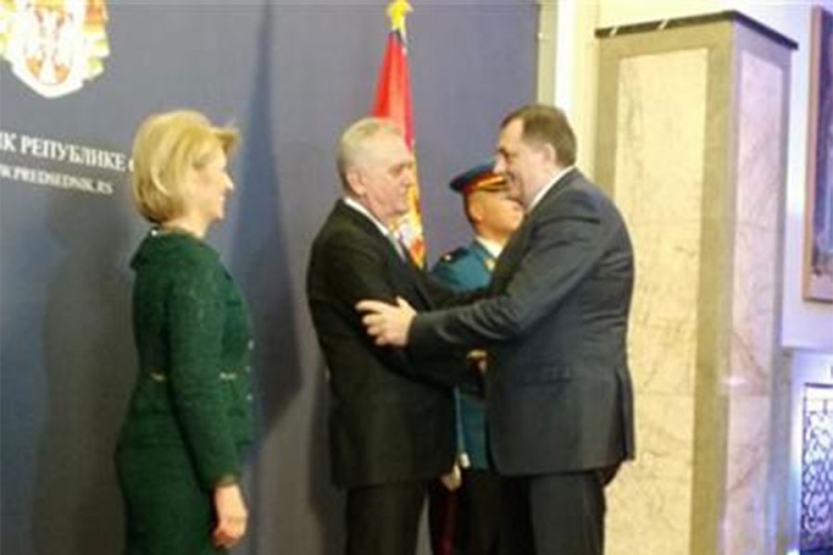 Dodik na svečanom prijemu povodom Dana državnosti Srbije - Sretenja