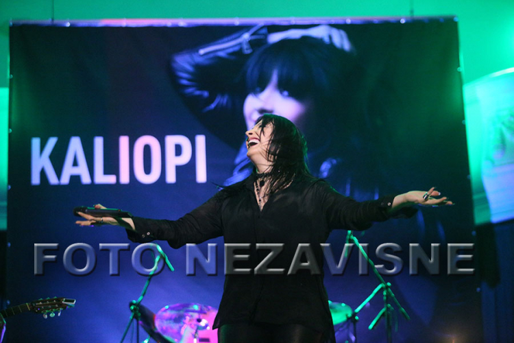 Makedonska diva Kaliopi nastupila u Kulturnom centru Banski dvor