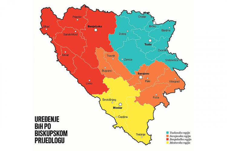 Opasan plan biskupa o "preuređenju" BiH