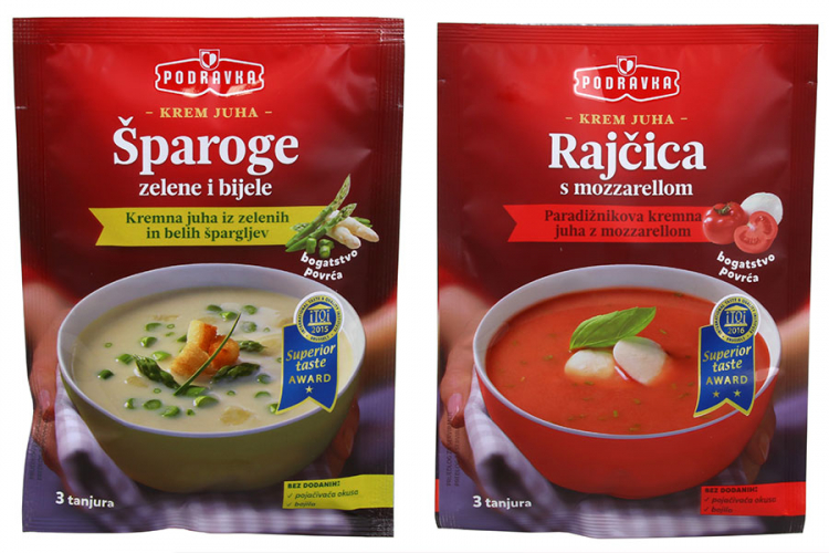 Nagrađene i prepoznate Podravka juhe  


