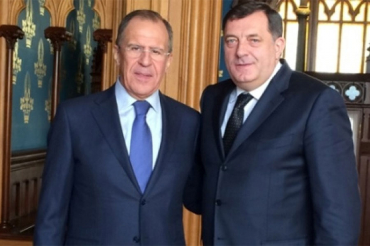 Dodik u srijedu sa Sergejom Lavrovim u Moskvi