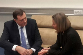 Dodik nasamo s Mogerini: Opredjeljeni smo za EU put 