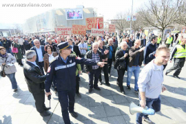 Željezničari sa protesta poručili upravi: Niste vi za VD, vi ste za ...