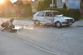 Motociklista iz Prijedora teško povrijeđen nakon sudara s golfom