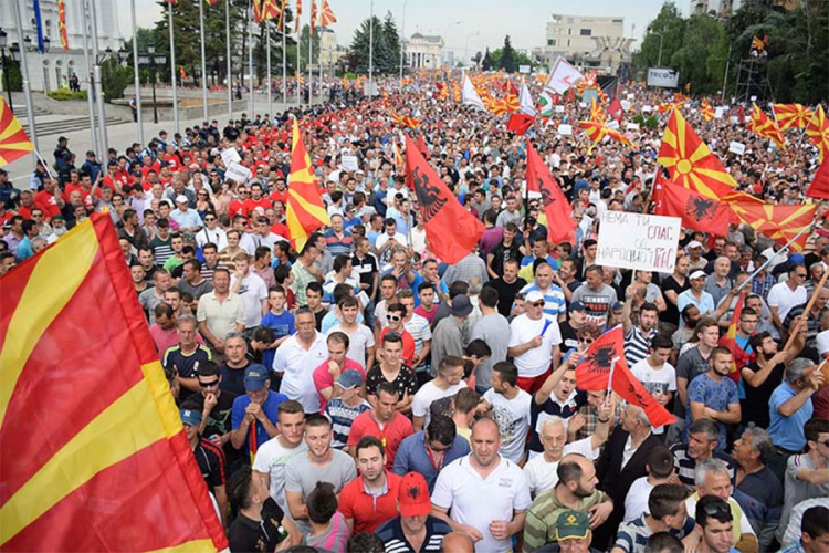 Novi protesti u Makedoniji