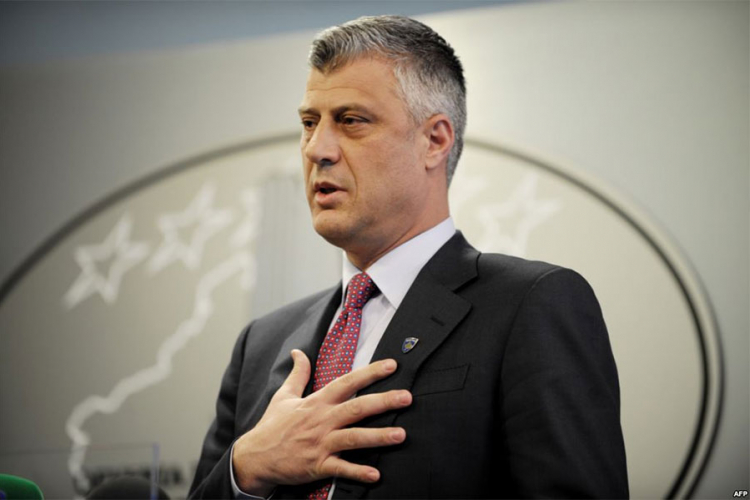 Tači ne odustaje od formiranja kosovske vojske