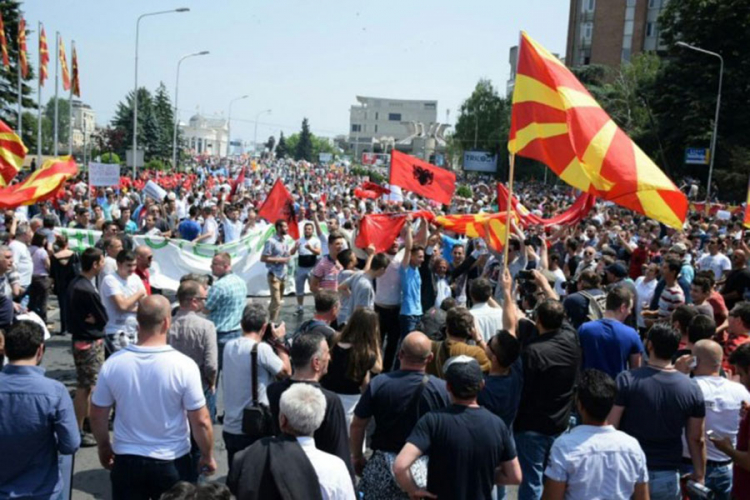 Novi protesti inicijative Za zajedničku Makedoniju u Skoplju