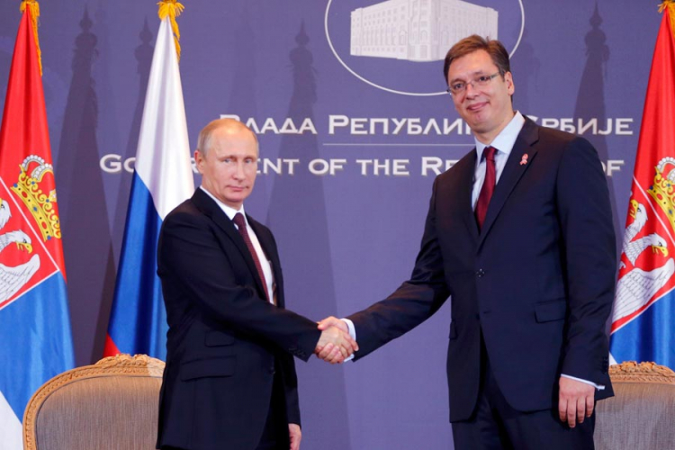 Vučić i Putin na sastanku u Moskvi
