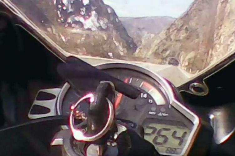 Od Mostara do Jablanice vozio motor 264 km/h