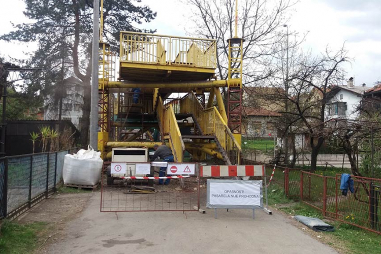 Počela sanacija pasarele i nadvožnjaka