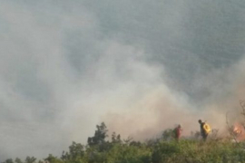 Požar zahvatio minirano područje kod Konjica