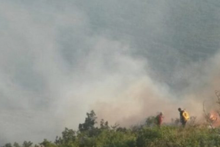 Požar zahvatio minirano područje kod Konjica