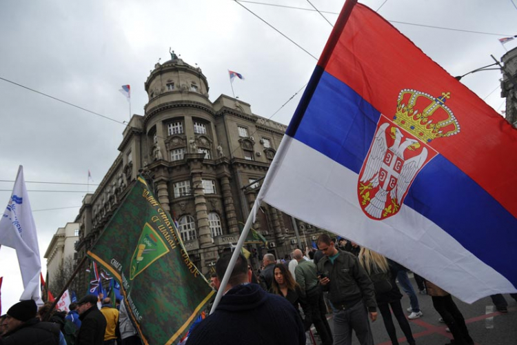 Šesti dan protesta u Beogradu