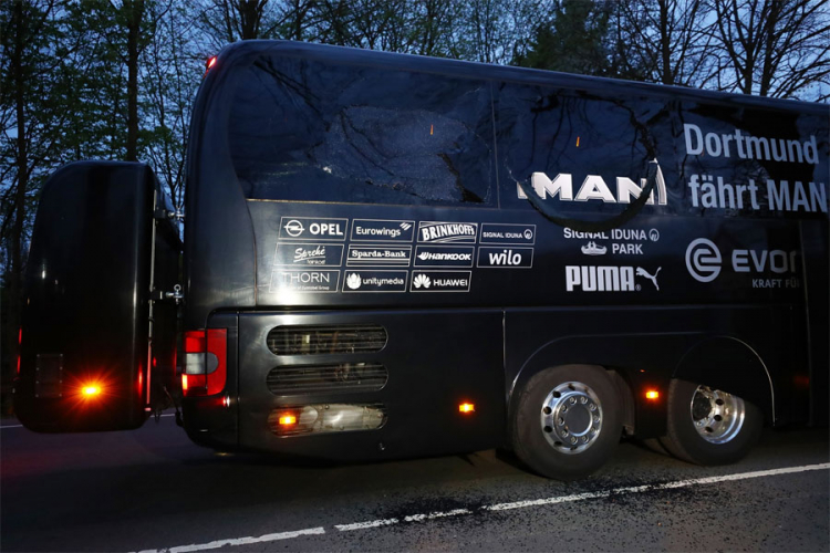 Eksplozija u Dortmundu, povrijeđen igrač Borusije, odložena utakmica