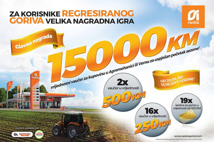 Nagradna igra: Bolji prinos uz NESTRO dizel